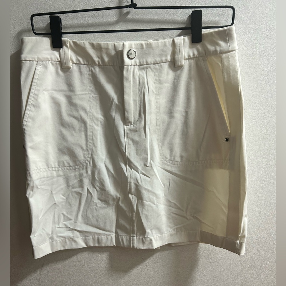Polo Golf Ralph‎ Lauren Womens White Golf Skirt Size 2 Pleated Pockets